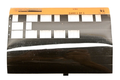 OMC XZA020-55 1961 Parts Catalog #61 Microfiche