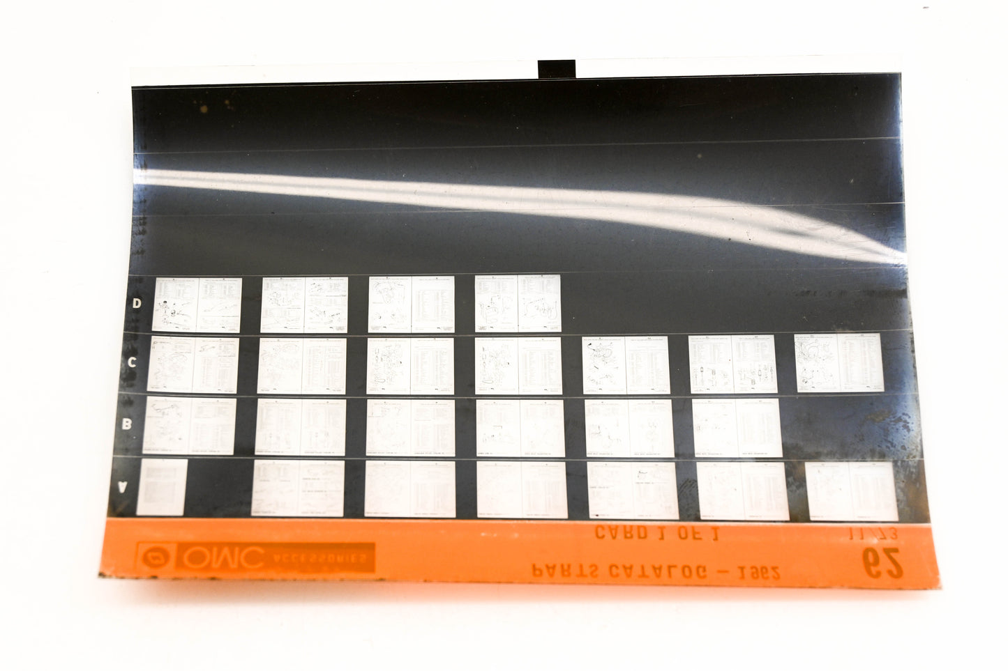 OMC XZA020-56 1962 Parts Catalog #62 Microfiche