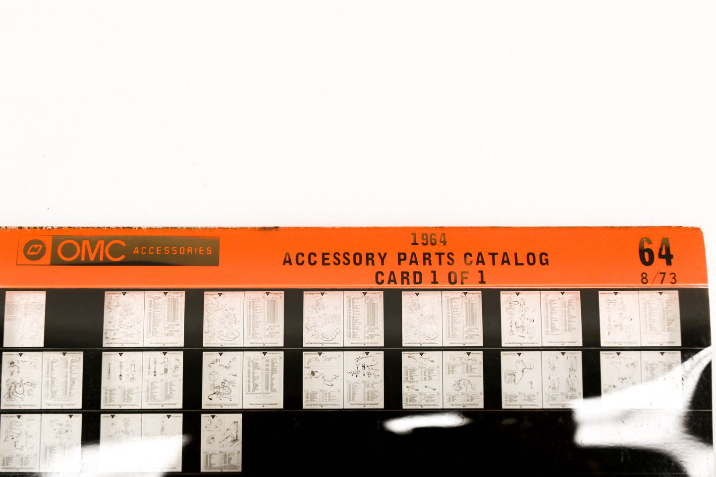OMC XZA020-58 1964 Accessory Parts Catalog #64 Microfiche