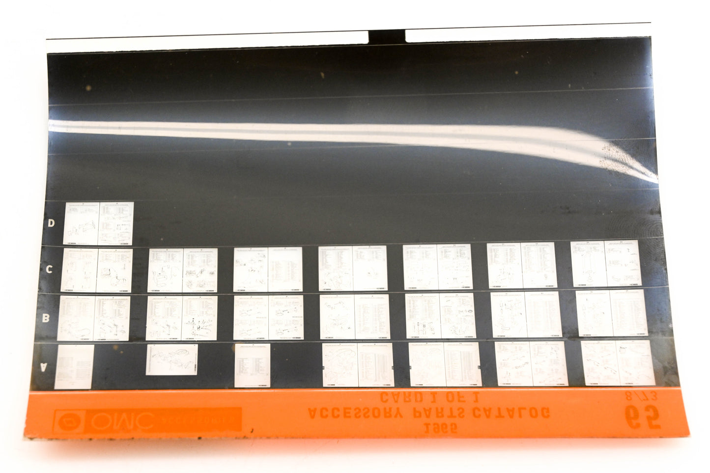 OMC XZA020-59 1965 Accessory Parts Catalog #65 Microfiche