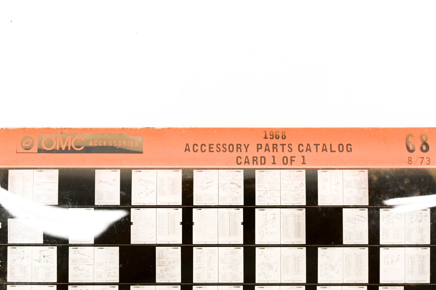 OMC XZA020-62 1968 Accessory Parts Catalog #68 Microfiche