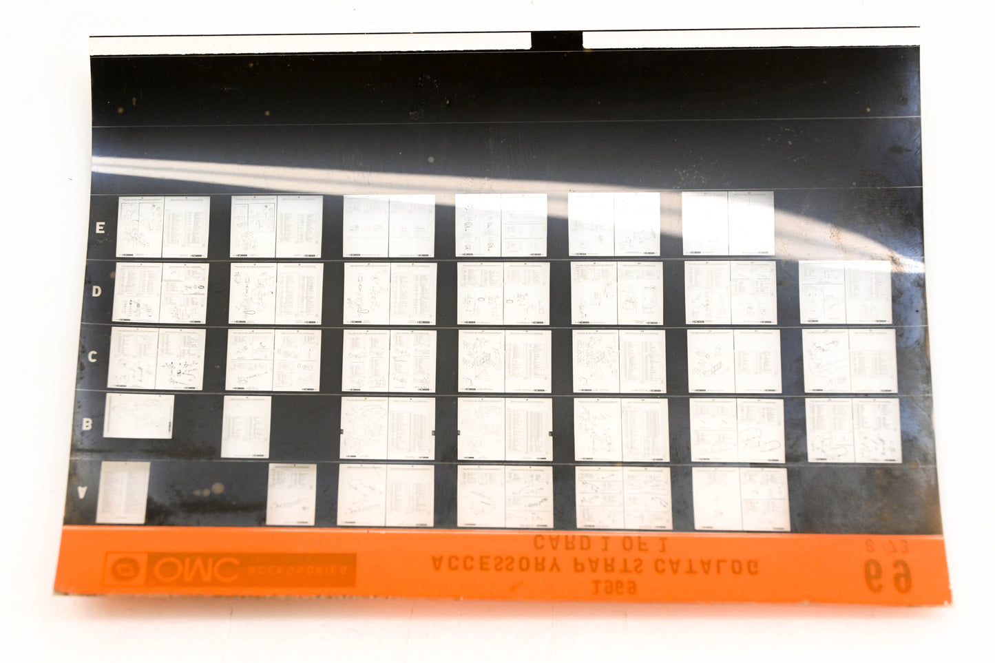 OMC XZA020-63 1969 Accessory Parts Catalog #69 Microfiche