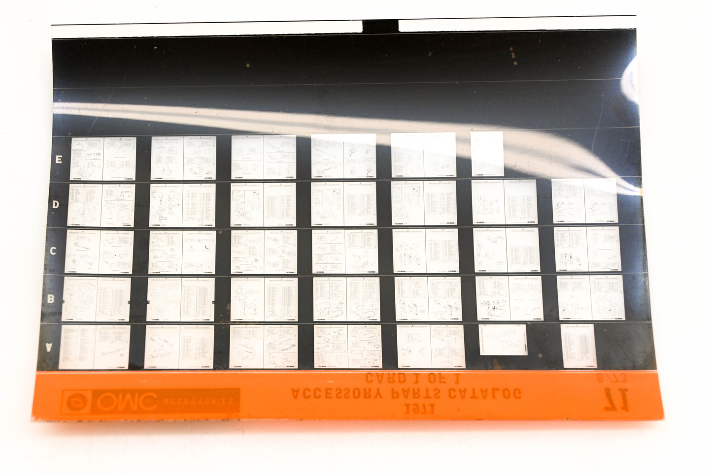 OMC XZA020-65 1971 Accessory Parts Catalog #71 Microfiche