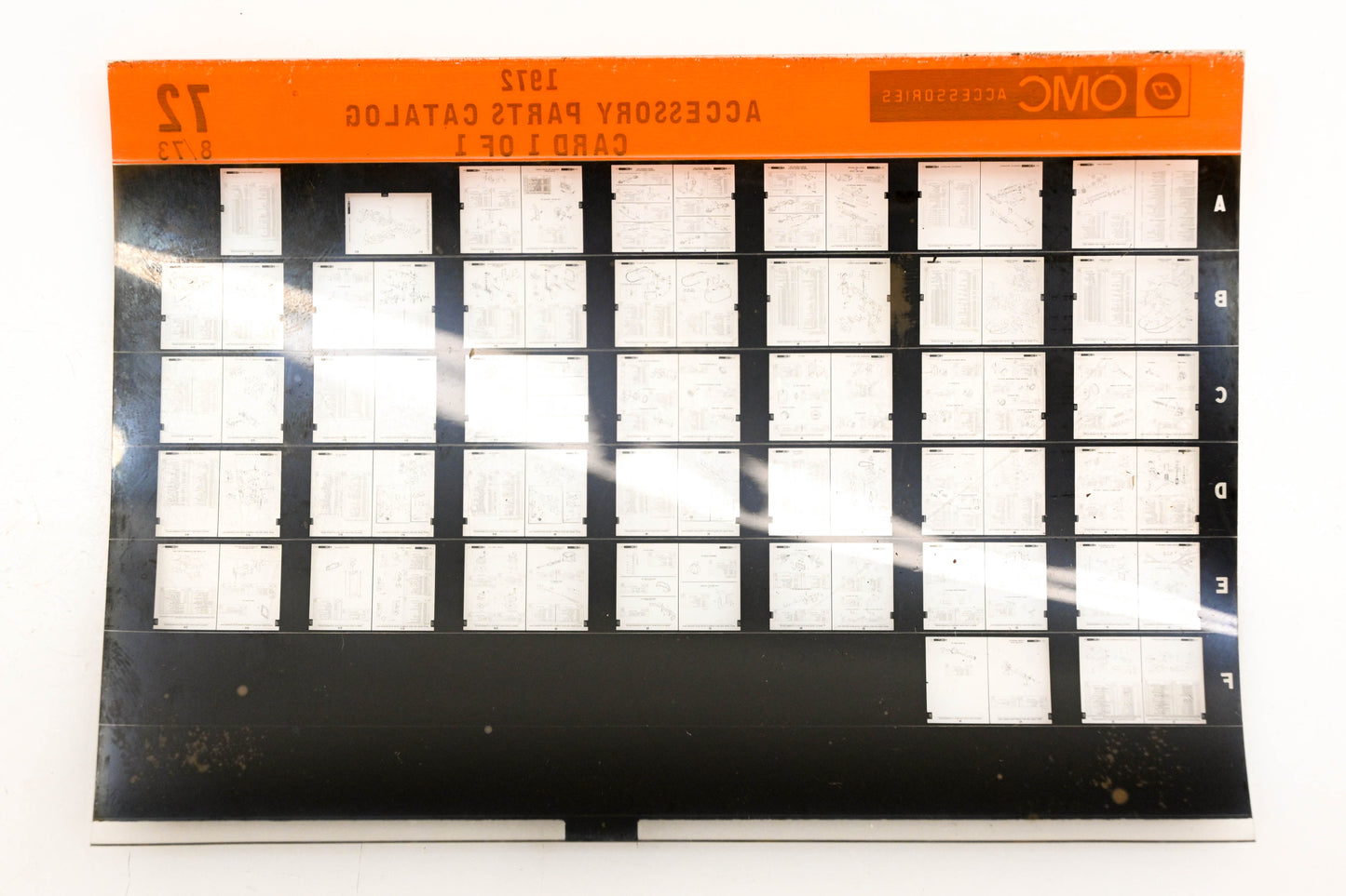 OMC XZA020-66 1972 Accessory Parts Catalog #72 Microfiche