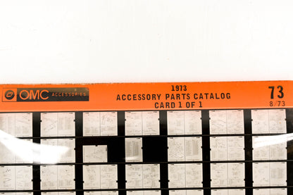 OMC XZA020-67 1973 Accessory Parts Catalog #73 Microfiche
