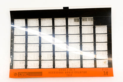 OMC XZA020-68 1974 Accessory Parts Catalog #74 Microfiche