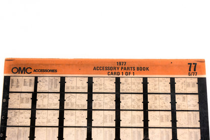 OMC XZA020-70 1976 Accessory Parts Catalog #77 Microfiche