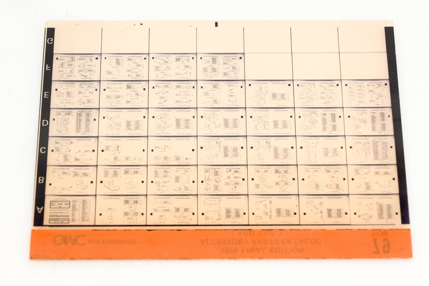 OMC XZA020-72 1978 Accessory Parts Catalog #79 Microfiche