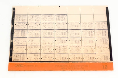 OMC XZA020-72 1978 Accessory Parts Catalog #79 Microfiche