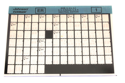 Johnson Evinrude XZA020-80 1994 Final Edition EOB #1 Microfiche