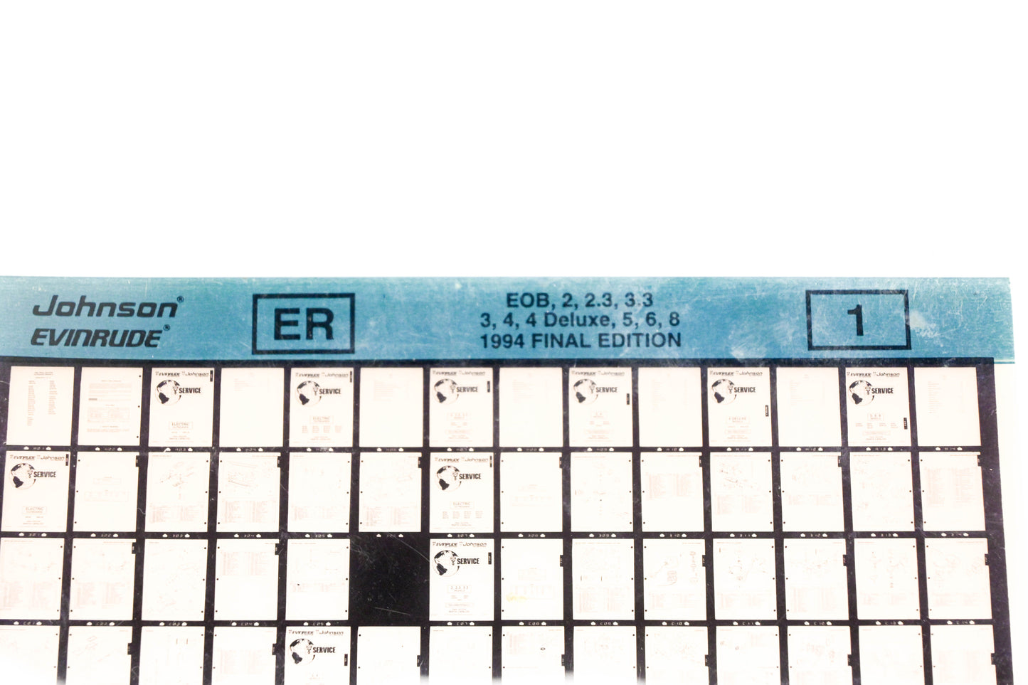 Johnson Evinrude XZA020-80 1994 Final Edition EOB #1 Microfiche