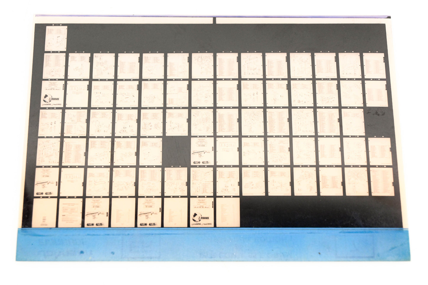 Johnson Evinrude XZA020-86 1994 Final Edition 65 R Comm, 65 E Comm, 85 TTL #7 Microfiche