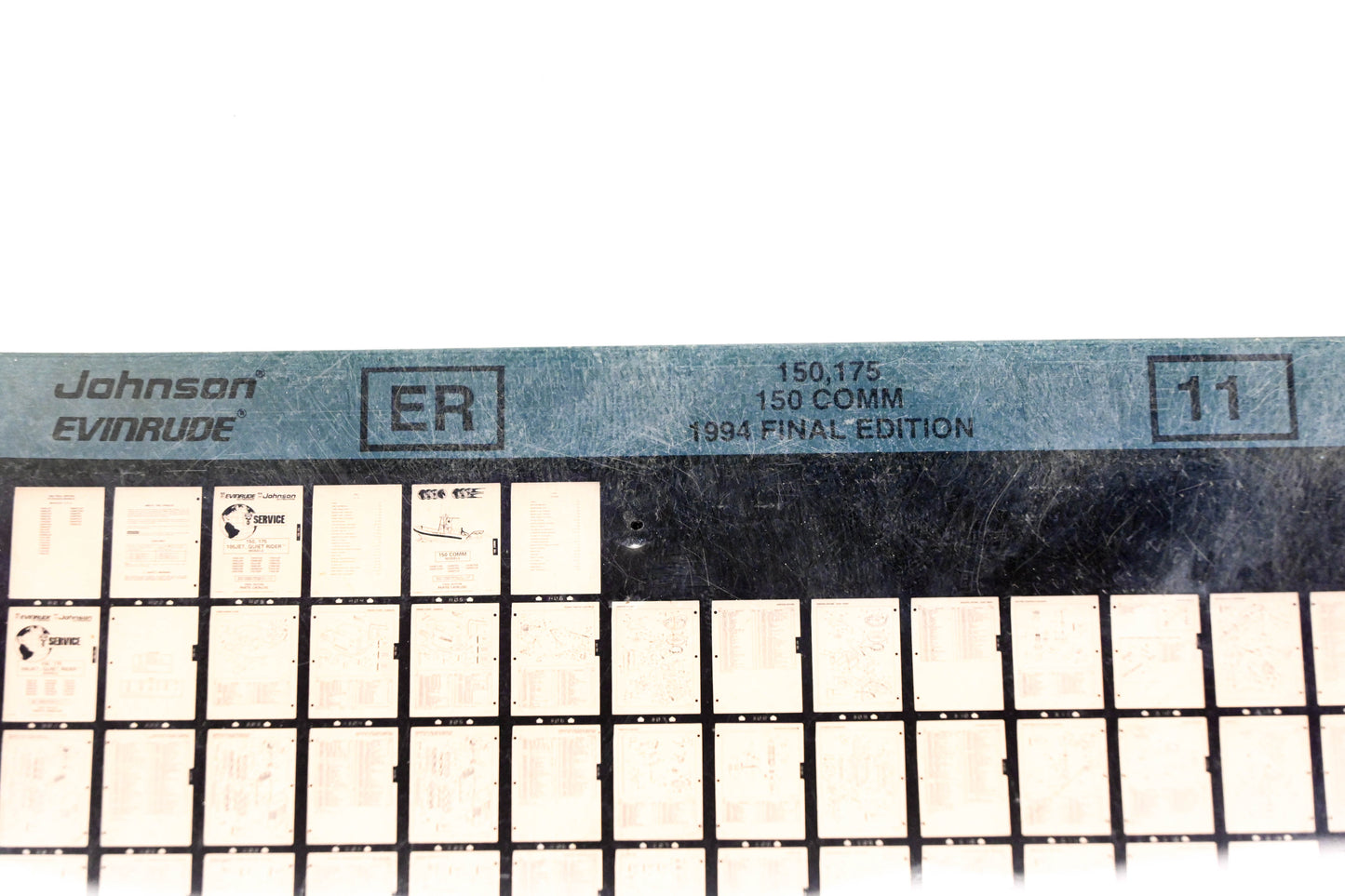 Johnson Evinrude XZA020-90 1994 Final Edition 150, 175, 150 Comm #11 Microfiche