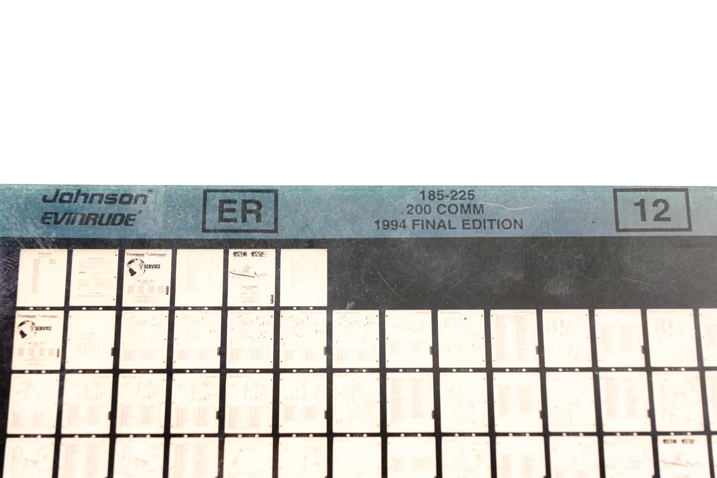 Johnson Evinrude XZA020-91 1994 Final Edition 185-225, 200 Comm #12 Microfiche