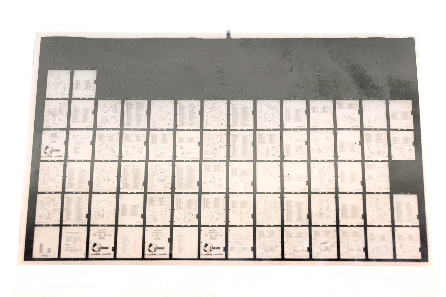 Johnson Evinrude XZA020-102 1995 Final Edition 200,225,250,300 model #11 Microfiche