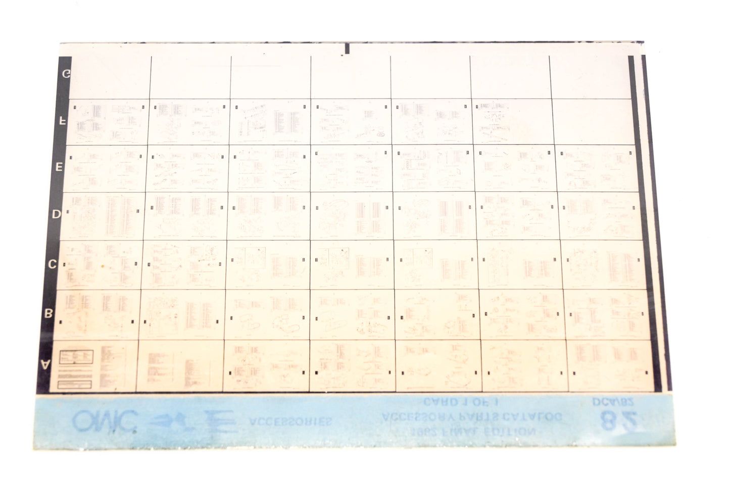 OMC XZA020-107 1982 Final Edition Accessory Parts Catalog #82 Microfiche