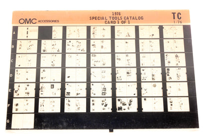 OMC XZA020-115 1976 Special Tools Catalog #TC Microfiche