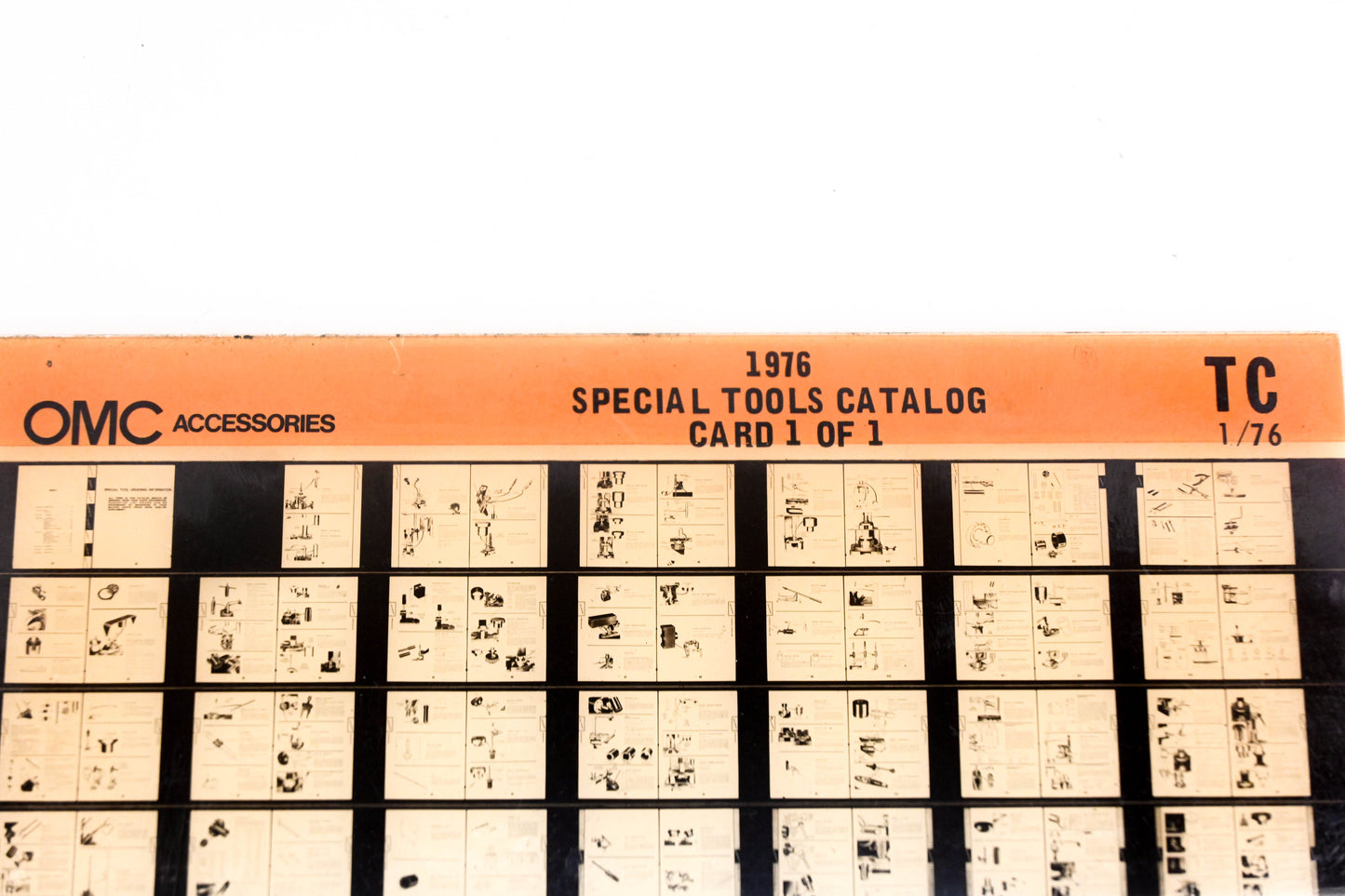 OMC XZA020-115 1976 Special Tools Catalog #TC Microfiche