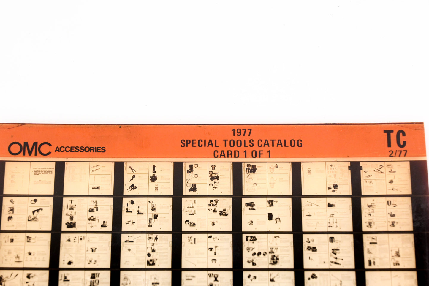 OMC XZA020-121 1977 Special Tools Catalog #TC Microfiche