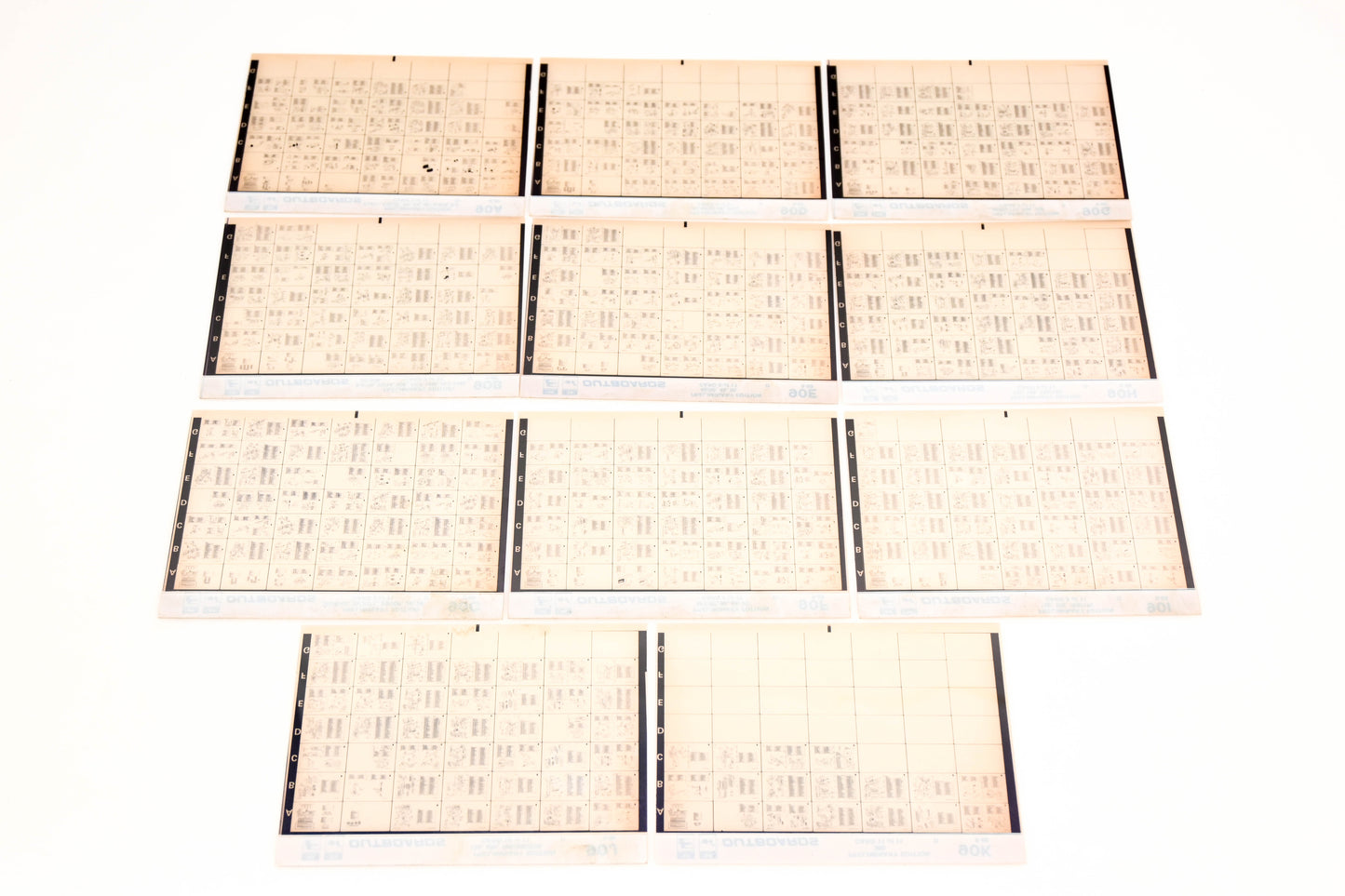 OMC XZA022-32 1990 89/1989 Preliminary Edition 90A-K Microfiche Lot