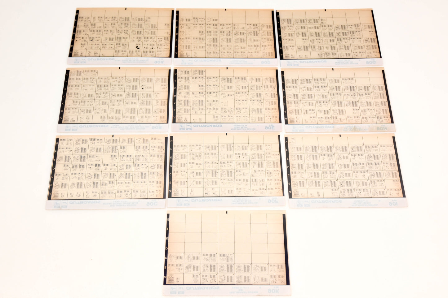 OMC XZA022-33 1991 89/1989 Preliminary Edition 90A-I, 90K Microfiche Lot