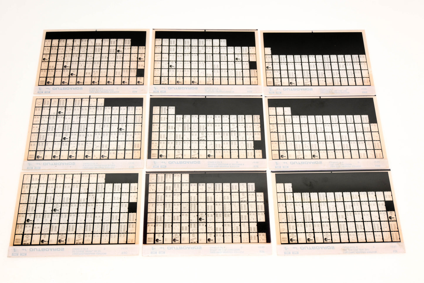 OMC XZA022-34 1993 12/1992 Preliminary Edition 93A-I Microfiche Lot