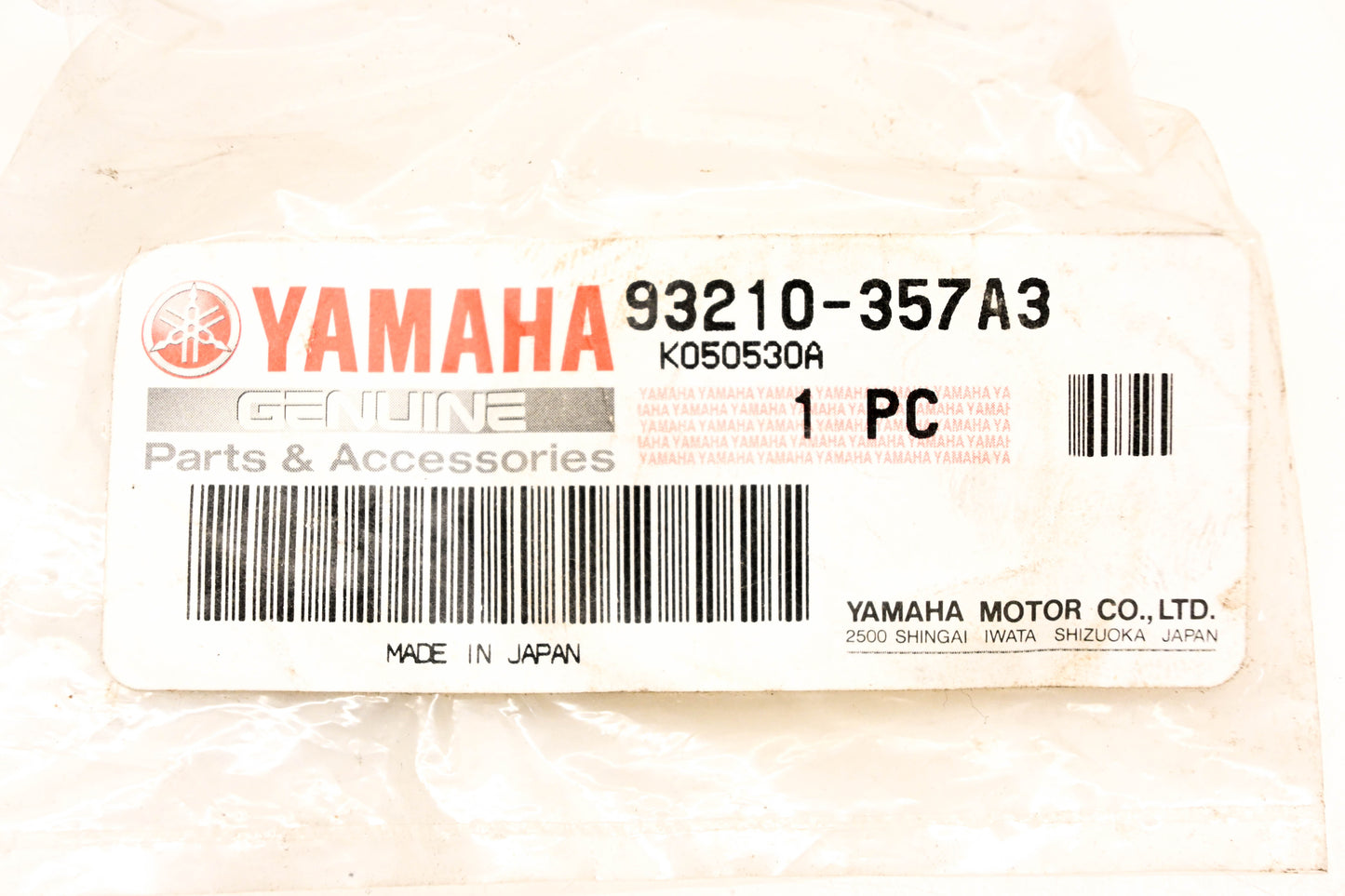 New OEM Yamaha 93210-357A3-00 O-Ring NOS