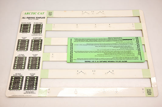 New OEM Arctic Cat YS013-5 All Purpose Stud Template 121"x15" Track NOS