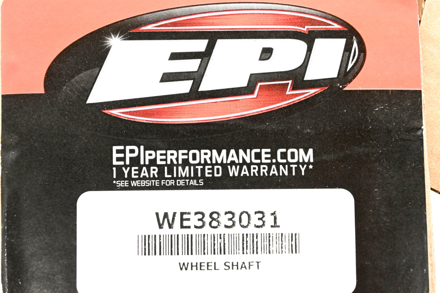 EPI WE383031 Wheel Shaft NOS