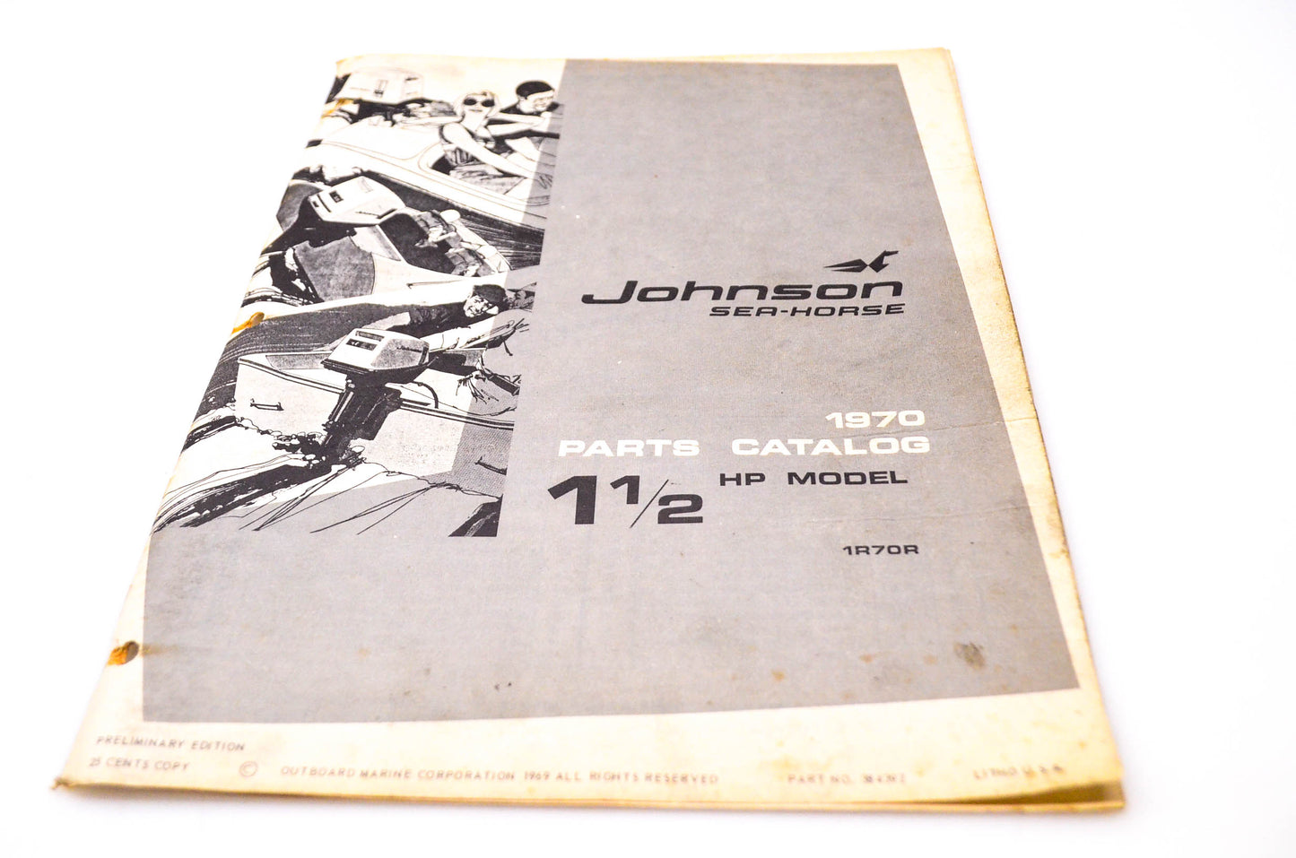 Aftermarket 384392 1970 Parts Catalog 1.5HP Model 1R70R NOS