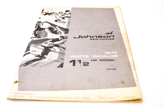 Aftermarket 384392 1970 Parts Catalog 1.5HP Model 1R70R NOS