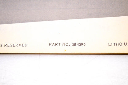 Aftermarket 384396 1970 Parts Catalog 20HP Models 20R70E, 20RL70E NOS