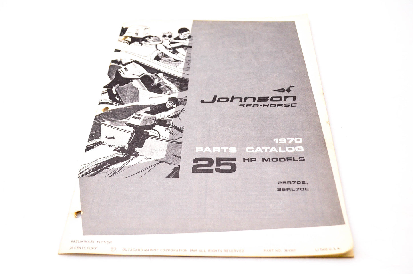 Aftermarket 384397 1970 Parts Catalog 25HP Models 25R70E, 25RL70E NOS