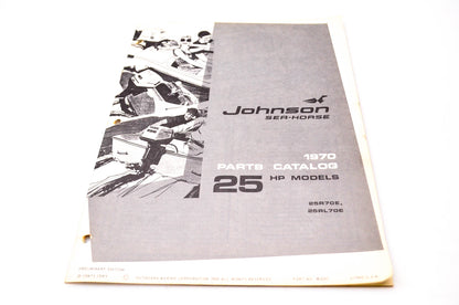 Aftermarket 384397 1970 Parts Catalog 25HP Models 25R70E, 25RL70E NOS