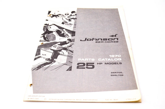 Aftermarket 384397 1970 Parts Catalog 25HP Models 25R70E, 25RL70E NOS