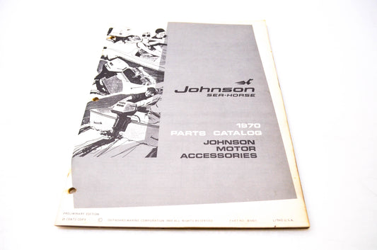 Aftermarket 384405 1970 Parts Catalog Aftermarket Motor Accessories NOS