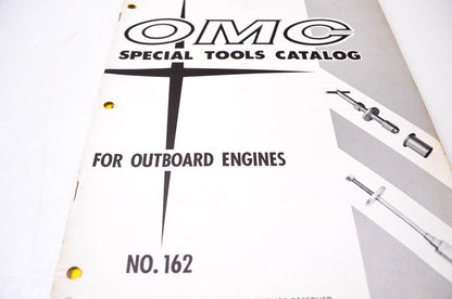 OMC 379054 Special Tools Catalog for Outboard Engines NO.162 NOS