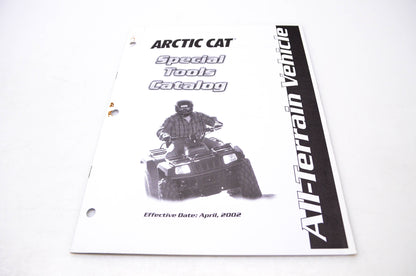 New OEM Arctic Cat 2256-643 Special Tools Catalog for ATV April 2002 NOS
