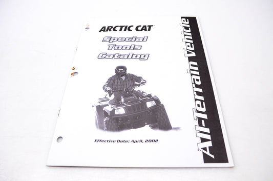 New OEM Arctic Cat 2256-643 Special Tools Catalog for ATV April 2002 NOS