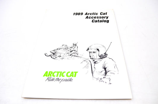 New OEM Arctic Cat 2254-505 1989 Arctic Cat Accessory Catalog NOS