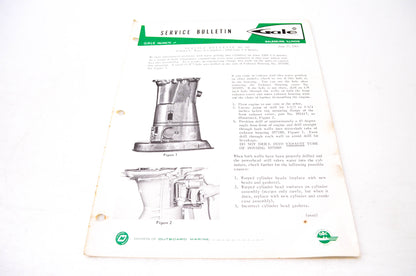 Gale Outboard Motors Service Bulletin NO.202 Service Bulletin No. 202 June 27, 1961 NOS
