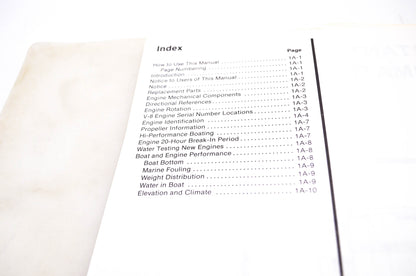 MerCruiser 90-14499-1 887 87-'88 MerCruiser Service Manual #9 Marine Engines GM V-8 Cylinder