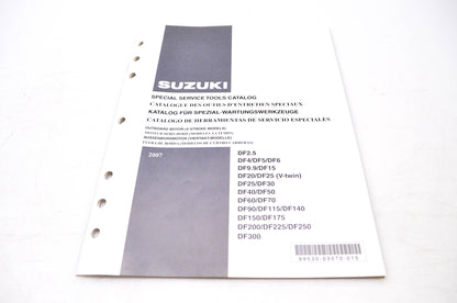 OEM Suzuki 99530-03070-015 2007 Suzuki Special Service Tools Catalog 4 Stroke Models