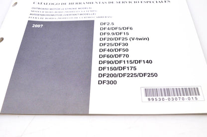 OEM Suzuki 99530-03070-015 2007 Suzuki Special Service Tools Catalog 4 Stroke Models