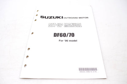 OEM Suzuki 99505-99E10-01E 2006 Suzuki Outboard Motor Set Up Manual DF60/70