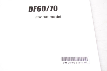 OEM Suzuki 99505-99E10-01E 2006 Suzuki Outboard Motor Set Up Manual DF60/70