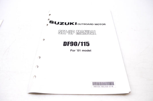 OEM Suzuki 99505-90J00-01E 2001 Suzuki Outboard Motor Set Up Manual DF90/115