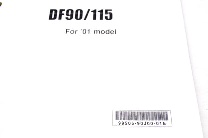OEM Suzuki 99505-90J00-01E 2001 Suzuki Outboard Motor Set Up Manual DF90/115