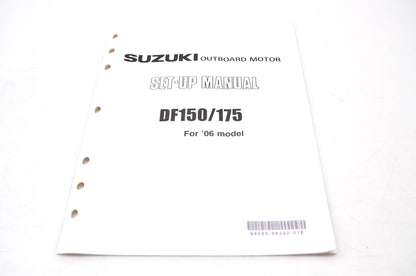 OEM Suzuki 99505-96J00-01E 2006 Suzuki Outboard Motor Set Up Manual DF150/175