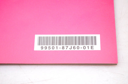 New OEM Suzuki 99501-87J60-01E 2008 Supplementary Service Manual DF40, DF50 4-Stroke NOS
